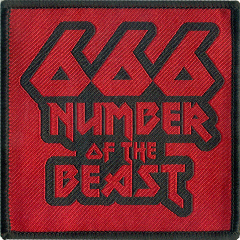 » IRON MAIDEN666(Woven Patch)